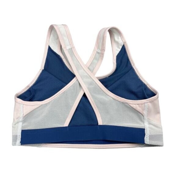 NIKE Dri-Fit Women's Windrunner Sports Training Bra Sz Small Pink Blue - Picture 4 of 5